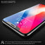 מגן מסך זכוכית 3D מחוסמת ל- iPhone XR/11