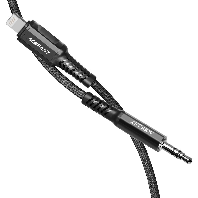 כבל אלומיניום C1-06 Lightning to 3.5mm (AUX-זכר) ACEFAST