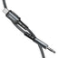 כבל אודיו איכותי USB-C ל-AUX 3.5mm זכר, מחברי סגסוגת אלומיניום בחיפוי קלוע, 1.2 מטר