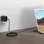 כבל סנכרון וטעינה איכותי USB-C ל-USB-C בזווית 90°, חיפוי קלוע, 2 מטר